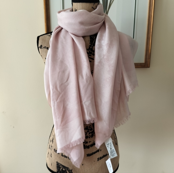 Coach Signature Logo Wrap Scarf - Picture 1 of 8